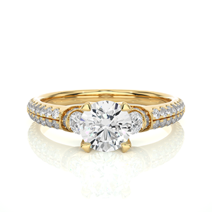 Anillo de Diamante de Corte Redondo de 1.45CT con Certificado IGI VS1, Joyería de Diamantes al por Mayor, Anillo de Diamante Cultivado en Laboratorio para Mujer - Product Image 5