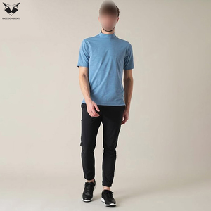 Camisetas de cuello simulado para adultos, de corte regular, color liso, fáciles de usar, cómodas, para crear tu propio estilo, con precio razonable. - Product Image 4