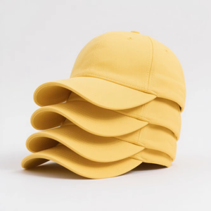Casquettes de baseball structurées à 6 panneaux en maille 100 % polyester, personnalisées, très demandées, avec logo en caoutchouc brodé en 3D, faible MOQ d'usine - Product Image 5