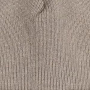Gorro de Punto Liso Color Beige Taupe, Gorro de Invierno con Puño para Hombre y Mujer, Logotipo Personalizado, Fabricante de Ropa OEM, Venta al Por Mayor - Product Image 4