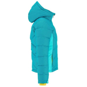 Veste de ski imperméable personnalisée pour enfants, à capuche, matelassée, coupe-vent, isolée, pour l'hiver, vêtements de neige, OEM en gros - Product Image 2