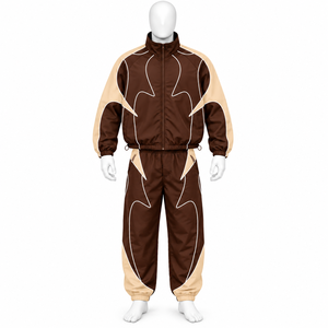 Conjunto de chándal de alta calidad con logotipo personalizado, resistente, impermeable, transpirable y cortavientos para hombre, al por mayor. - Product Image 4