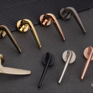 Juego de Cerraduras de Alta Seguridad para Puertas, Cilíndricas, de Aleación de Zinc Dorado, Modernas, para Muebles de Madera en Interiores, Dormitorios y Salas de Estar - Product Image 1