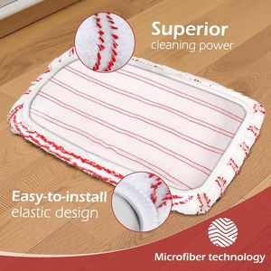 16 Flat Extra Large <b>Microfiber</b> <b>Mop</b> with 5 Pads Wet/Dry Floor Cleaning Dust <b>Mop</b> for Hardwood Laminate Tile - Product Image 2
