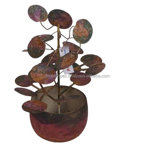 หม้อเหล็กหลายแผ่นสำหรับพืชกลางแจ้งในร่มและกลางแจ้งช่อดอกไม้ดีไซน์เนอร์แบบมีหลายสีสำหรับเทศกาลคริสต์มาส - Product Image 6