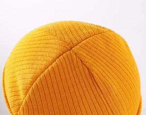 Unisex Winter Skull Cap Knitted Cuff <b>Hats</b> Caps Roll-up Edge <b>Beanie</b> <b>Hats</b> for <b>Men</b> Women - Product Image 3