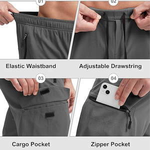 Shorts tactiques cargo personnalisés pour hommes, séchage rapide, pour la randonnée et le travail, multi-poches, pour l'extérieur, OEM ODM, vente en gros - Product Image 3