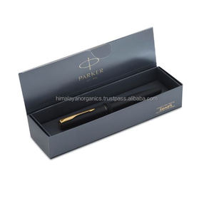 Stylo plume Parker Frontier, ensemble de 3 pièces, corps noir mat avec finition dorée, encre bleue rechargeable, pointe fine pour une écriture fluide - Product Image 2
