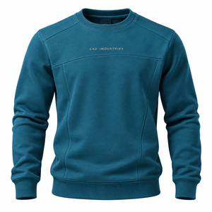 Sudaderas de Forro Polar para Hombre Hechas a Medida de Alta Calidad, Cuello Redondo, Ropa de Invierno, Teñido Liso - Product Image 4