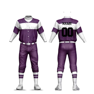 Premium Quality Custom Unisex Sportswear 100% Polyester Quick dry Hot Sale Sports Wear Baseball Uniform High Quality - Product Image 1