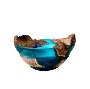 Tazón de Madera y Resina Epoxi Hecho a Mano por Artesanos, Libre de BPA, Ecológico, Decoración de Hogar de Lujo, Regalo para Restaurantes y Hoteles - Product Image 1