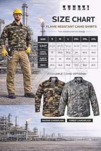 Camiseta de Seguridad contra Riesgos de Arco Eléctrico, Retardante de Fuego CAT2/HRC2, FRC, 300C-500C, NFPA 2112, Costuras Soldadas con Protección contra Vapores - Product Image 5