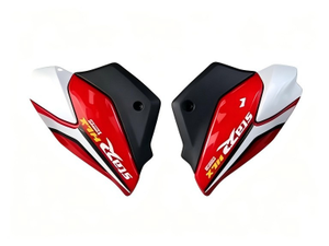 Set di Coperture Laterali per Serbatoio Carburante TVS HLX125 - Pannelli Laterali in Plastica ABS con <span class=keywords><strong>Grafiche</strong></span>, Sostituzione Diretta - Product Image 4