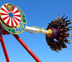 Manèges de parc d'attractions extérieur : Grande balançoire pendulaire marteau en fibre de verre et métal durables pour fêtes foraines CHKUN DB 04 30kw - Product Image 1