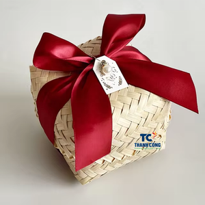 CESTAS DE BAMBÚ ligeras para facilitar su transporte CESTAS DE BAMBÚ decorativas perfectas para fiestas EID Regalos y exhibición en el hogar - Product Image 1