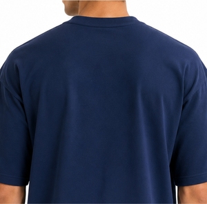 Camiseta de Hombre Personalizada, de Color, Talla Grande, de Punto, Manga Corta, Corte Regular, Informal, Transpirable, de Secado Rápido, Cuello Redondo, Lisa - Product Image 4