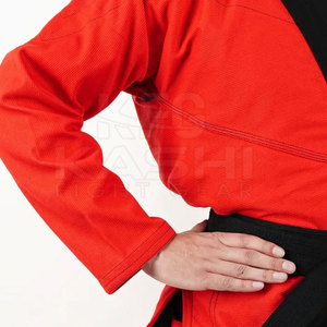 Nouvel arrivage : Kimono de karaté unisexe de haute qualité 100 % coton, léger et respirant, couleur/taille personnalisables, logo frontal - Product Image 5