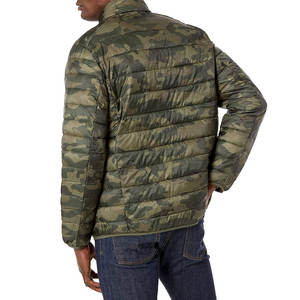 Veste matelassée pour homme personnalisable avec logo, col montant, réversible, respirante, imperméable, pour usage extérieur, vente en gros - Product Image 2