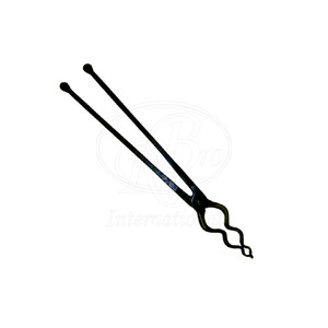 Triple <b>Pick</b>-<b>Up</b> Tongs Steel 18 Inch Professional Blacksmith Forging and Farrier <b>Tool</b> - Product Image 3