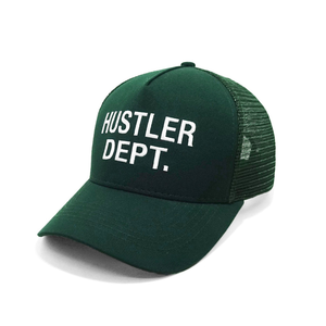 Casquette Trucker 5 Panneaux Personnalisée avec Broderie Textile, Visière Courbe, Chapeau en Maille Brodé, Style Décontracté, Vente en Gros Usine - Product Image 1