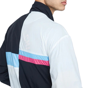 เสื้อแจ็คเก็ตแทร็คบล็อกสีสำหรับผู้ชาย แขนยาว ซิปครึ่งตัว ผ้าโพลีเอสเตอร์น้ำหนักเบา แต่งขอบตัดกัน ทรงปกติ ชุดจ็อกเกอร์สำหรับทุกฤดู - Product Image 6