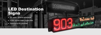 QL010 Affichage d'itinéraire LED monté sur véhicule pour les bus Produit d'affichage et de signalisation numérique