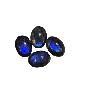 Aaa + chất lượng 100 mảnh rất nhiều tự nhiên mặt Labradorite pha lê đá quý 13x18mm đệm hình bầu dục Cabochon cao màu xanh lỏng lẻo - Product Image 1