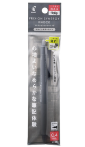 PilotFricion Synergy Knock 04 <b>Erasable</b> Gel Ink Ballpoint Pen 0.4mm Ultra Fine Synergy Tip Hangsell Package(P-LFSK-14) - Product Image 3