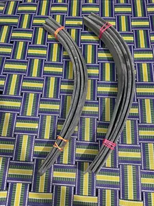 Plaque de corne naturelle faite à la main, écaille de corne de buffle, décoration en forme naturelle, bande de corne pour manche de couteau - Product Image 4