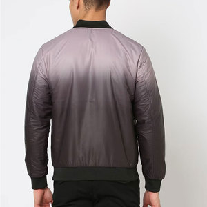 Chaqueta Bomber Casual para Hombre, Estilo Urbano, con Cierre Completo, Cuello de Punto Acanalado, Ropa Exterior Premium, Proveedor Mayorista - Product Image 3