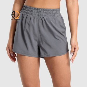 Shorts pour femmes personnalisés, taille haute, style cycliste, vêtements de sport fitness, avec effet froncé, pour le yoga et l'entraînement - Product Image 3