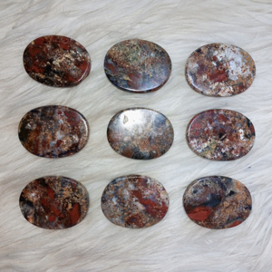 Venta al por mayor de alta calidad Natural Indonesia ágata musgo forma suave piedras preciosas artesanía curación cristal 3,5X4,5X7 cm - Product Image 3