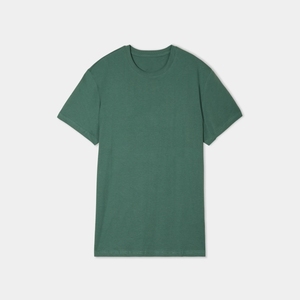 T-shirt pour homme surdimensionné 100% coton avec impression de lettres blanches sur le devant, col rond, manches courtes, style jersey tricoté décontracté - Product Image 6