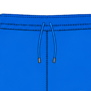 Pantalones Cortos de Rugby Azul Rey y Negro con Cintura Elástica y Cordón, Uniforme de Equipo a Rayas, Personalizables, Transpirables, para Entrenamiento y Rendimiento Atlético - Product Image 6