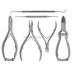Coupe-ongles professionnel en acier inoxydable robuste pour podologie, coupe-ongles à double action pour ongles épais et durs par Life Care - Product Image 2
