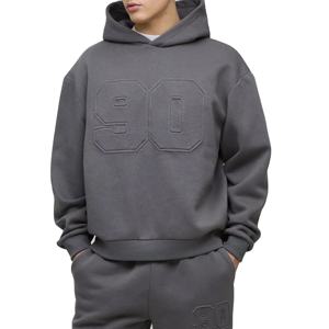 Dernier design personnalisé de pulls lourds pour hommes, survêtements à capuche à manches longues, survêtements évasés et ajustés amples pour hommes - Product Image 4