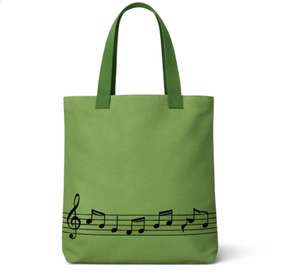 Sac fourre-tout en coton vert imprimé, uni, teint, écologique, résistant à l'eau - Product Image 4