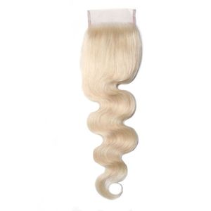 Extensions de cheveux indiens Remy blonds, ondulés naturels, avec closure en dentelle, tissage de cheveux longs - Product Image 3