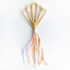 Baguettes magiques en rotin arc-en-ciel, jouet pour bébé fille, jouets de jeu de rôle pour tout-petits, prix bas - Product Image 2