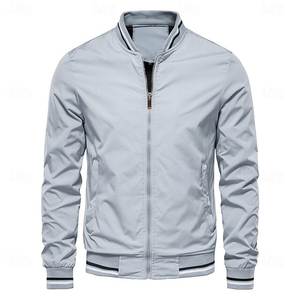 Botex Casual Winter Men's Safari <b>Jacket</b> <b>Thin</b> Long Canvas <b>Waterproof</b> Quick-Dry Breathable Reversible Turn-down Collar Embroidered - Product Image 1