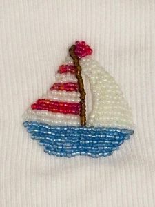 Elegant Women's Handcrafted Embroidery Beaded Tank <b>Top</b> with Artistic Floral Needlework Premium Decorative Beads and Sophisticate - Product Image 6