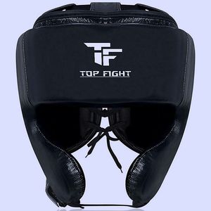 MMA Boxing Head Guard PU Leather Hook Loop Breathable Sparring Training Gear Unisex Digital Print - Product Image 4