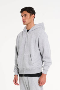 Sweat à capuche zippé pour homme 100% coton, imprimé sur mesure, style streetwear, molleton thermique hiver, coupe-vent et respirant - Product Image 6