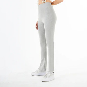 Leggings en coton taille haute personnalisés pour femmes, pantalons de yoga extensibles, collants souples pour le fitness, la gym, l'entraînement et les loisirs, OEM - Product Image 3