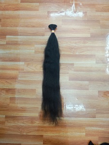 Extensions de Cheveux Naturels Vierges de Luxe du Sud de l'Inde, 100% Cheveux Humains, Lisses, Remy, Permables, de 18 à 40 Pouces - Product Image 2