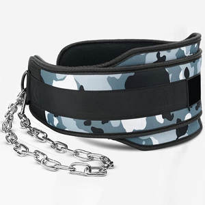 Cinturón Ajustable para Flexiones con Cadena de Acero Resistente, Soporte de Entrenamiento Personalizable para Dominadas y Flexiones - Product Image 2