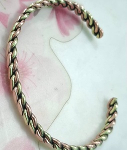 Solid 99.9 Percent Pure <b>Copper</b> Biomagnetic Charm <b>Bracelet</b> Fashion Magnetic Bangle for Women - Product Image 1