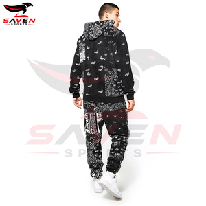 Nouvelle Tendance : Survêtements Homme 2026 avec Design Imprimé par Sublimation Noir et Blanc – Fournisseur de Qualité, Prix de Gros, Créez Votre Propre Collection - Product Image 2