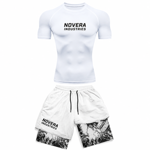 Ensemble Rash Guard et Short Premium pour Homme UPF 50+ - Tenue de Surf Légère et Compressante par NOVERA INDUSTRIES - Product Image 6