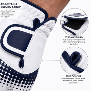 Low Price Unisex Golf <b>Gloves</b> Breathable Lightweight With Flexible Grip <b>Moisture</b> Wicking Comfortable Fit for Tournament Play - Product Image 4